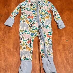 Little Sleepies Jungle Safari Kids One Piece - 3-6M